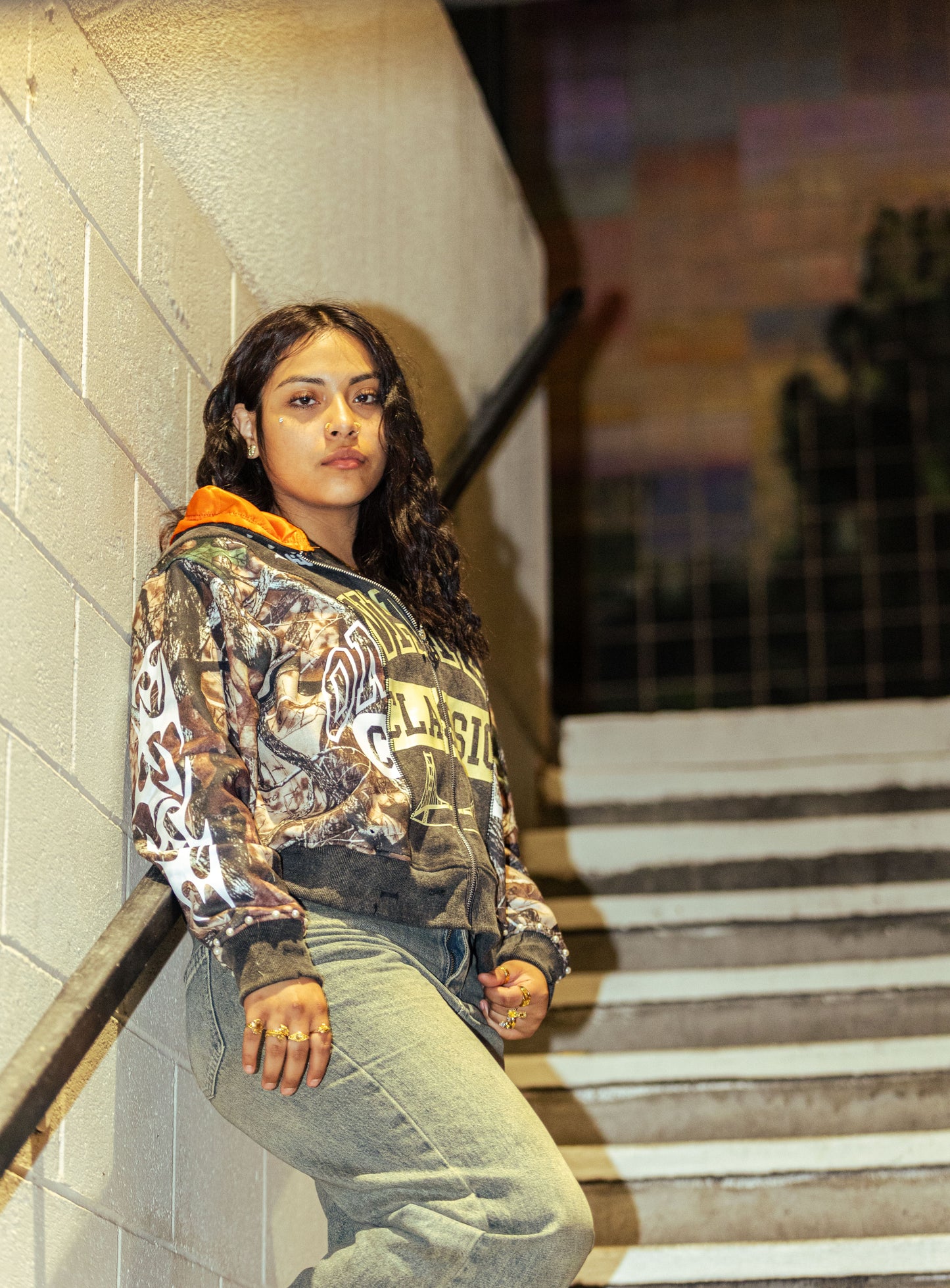 Camo Classic Zip Up Jacket