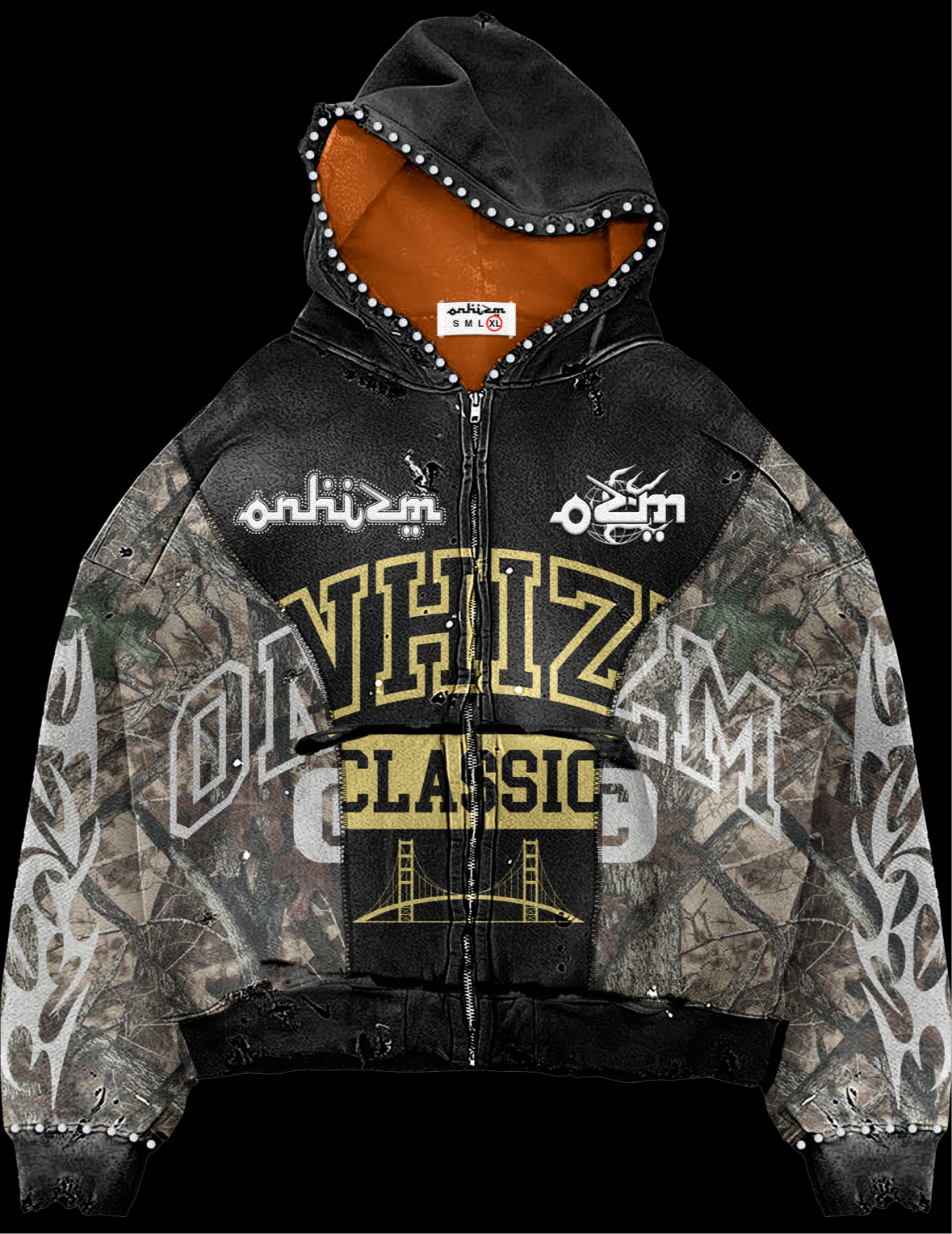 Camo Classic Zip Up Jacket – ONHIZM Official Store