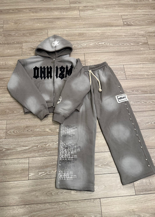 ONHIZM Grey Full Outfit (Jacket+Sweatpants)