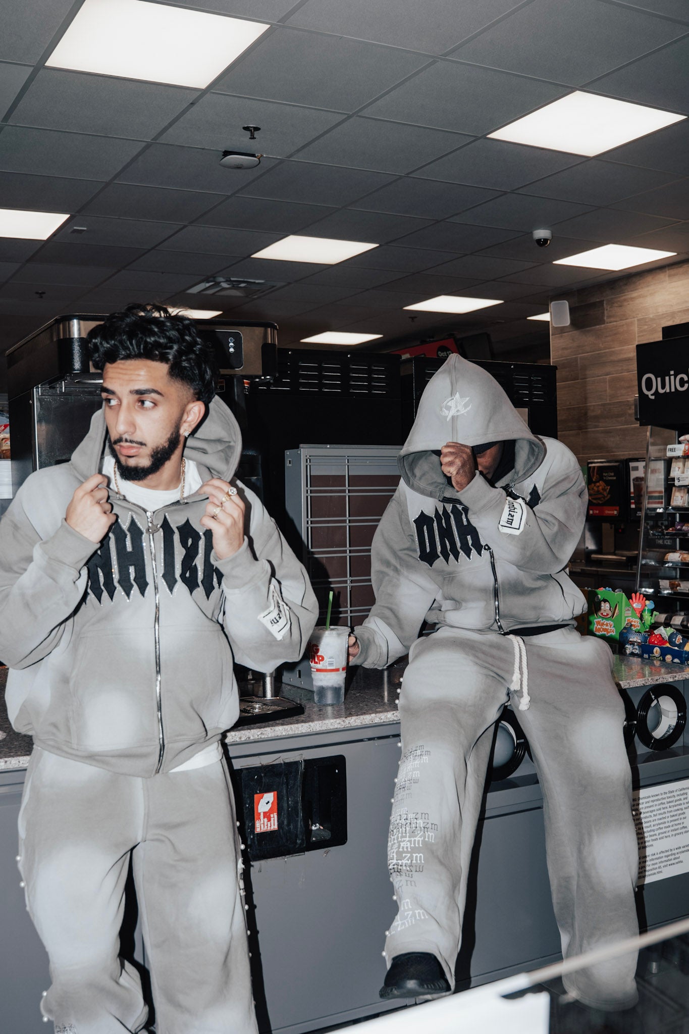 ONHIZM Grey Full Outfit (Jacket+Sweatpants)